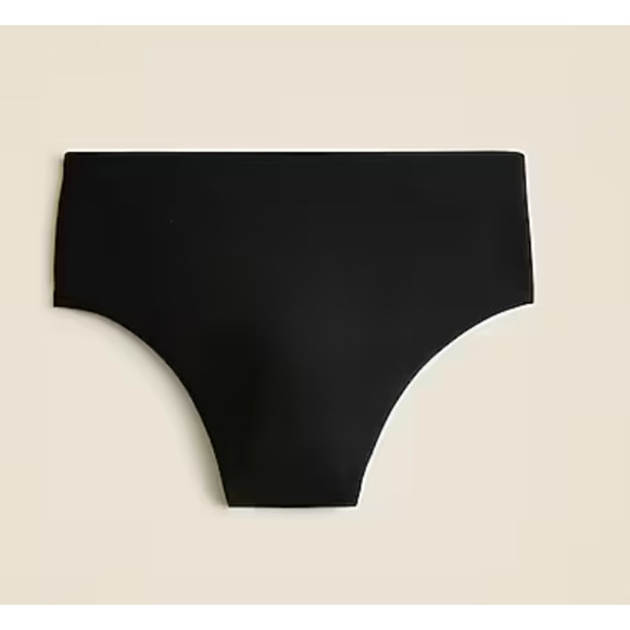 J Crew Hallie Bikini Bottom M Black NWT Classic Sculpt Beach CI684 J.Crew - Picture 4 of 5